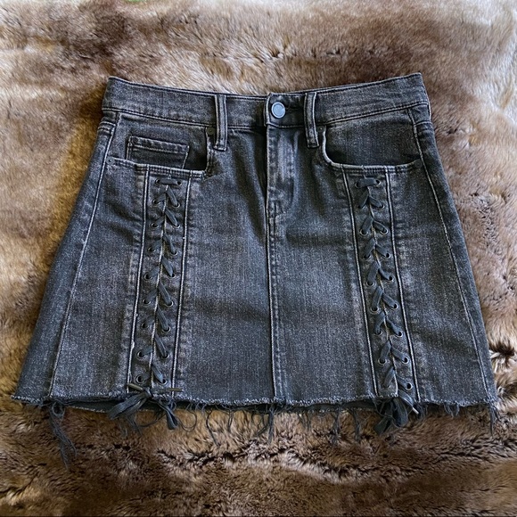 BLANKNYC Lace Up Front Mini Skirt - Picture 5 of 7